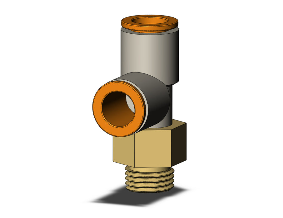 KQ2Y11-02AP FITTING, MALE RUN TEE