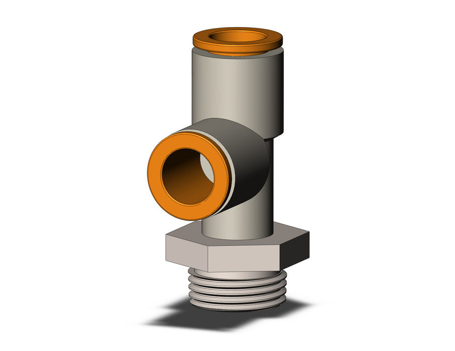 KQ2Y11-03NP FITTING, MALE RUN TEE