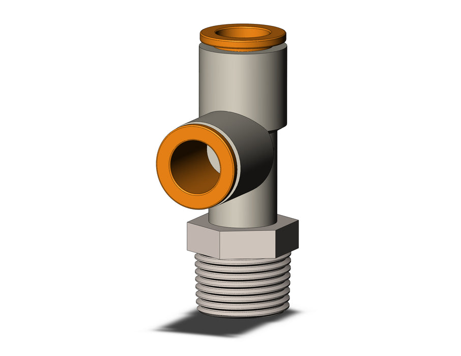 KQ2Y11-03NS FITTING, MALE RUN TEE