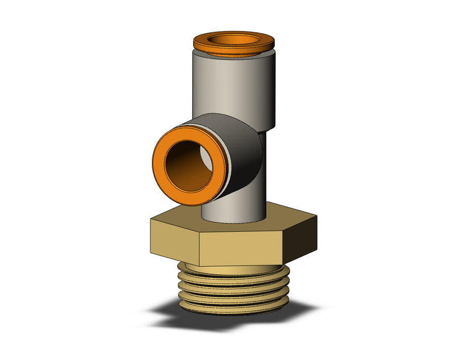 KQ2Y11-04AP FITTING, MALE RUN TEE