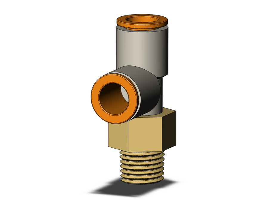 KQ2Y11-35AS FITTING, MALE RUN TEE