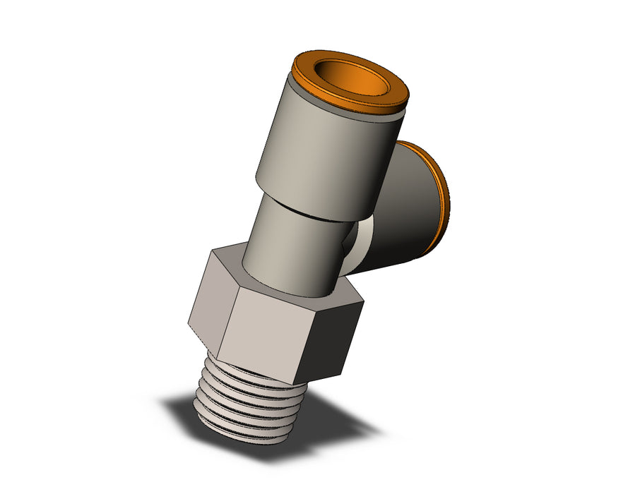 KQ2Y11-35N FITTING, MALE RUN TEE