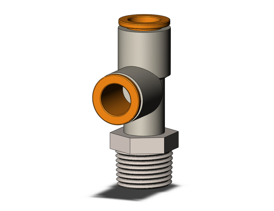 KQ2Y11-36N FITTING, MALE RUN TEE