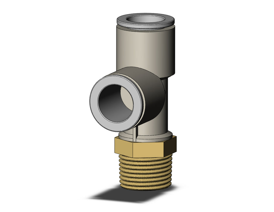 KQ2Y12-03AS FITTING, MALE RUN TEE