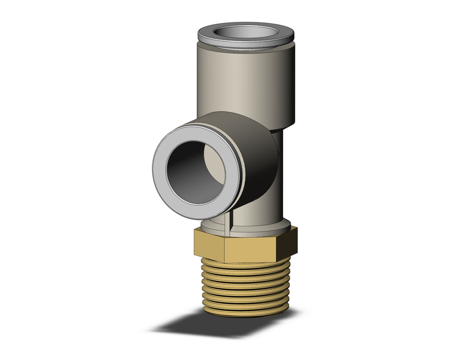 KQ2Y12-03A FITTING, MALE RUN TEE