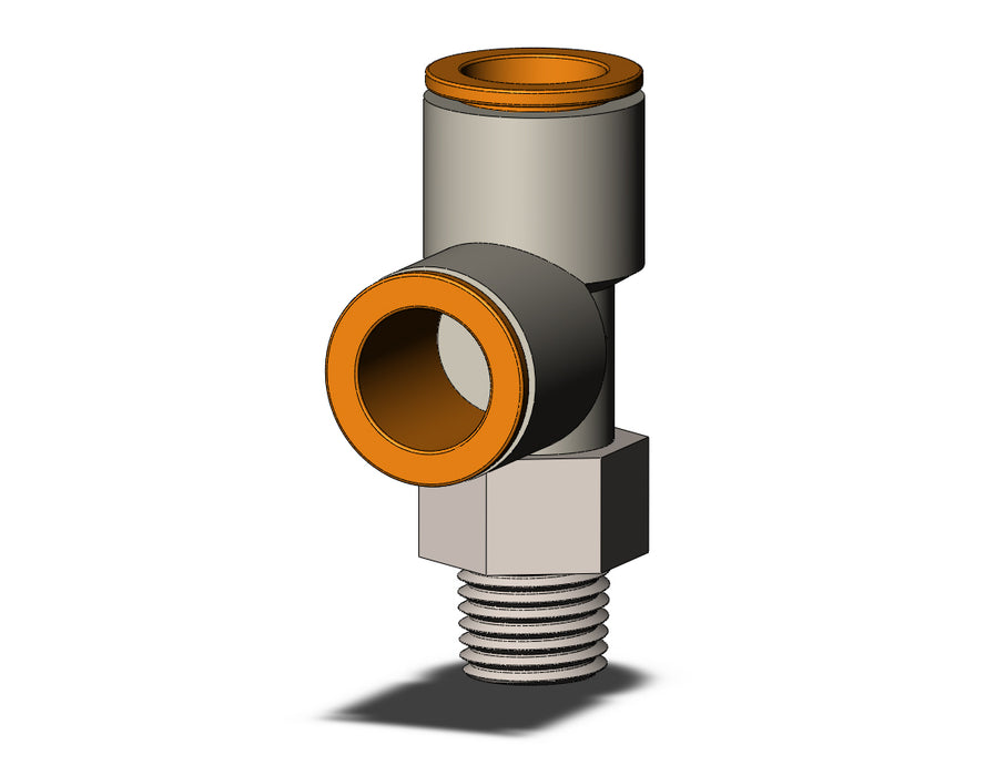 KQ2Y13-35NS FITTING, MALE RUN TEE