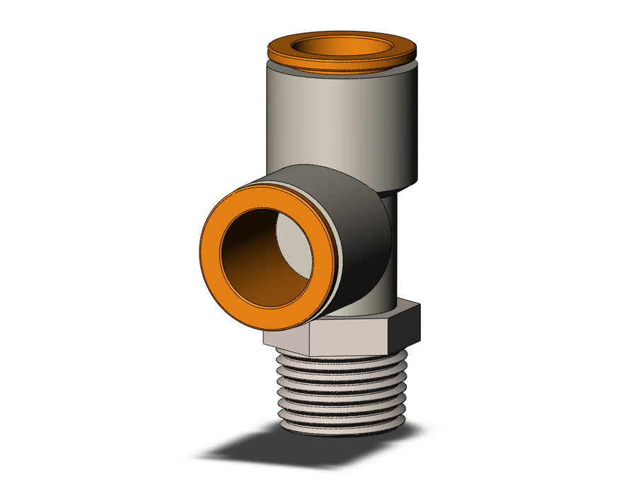 KQ2Y13-36NS FITTING, MALE RUN TEE