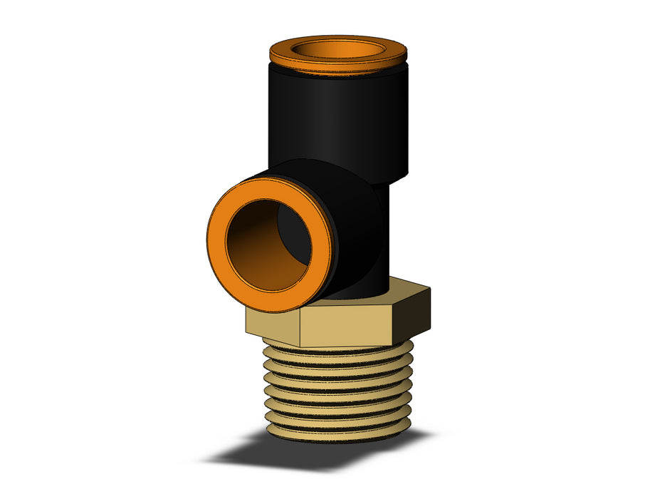KQ2Y13-37AS-X35 FITTING, MALE RUN TEE