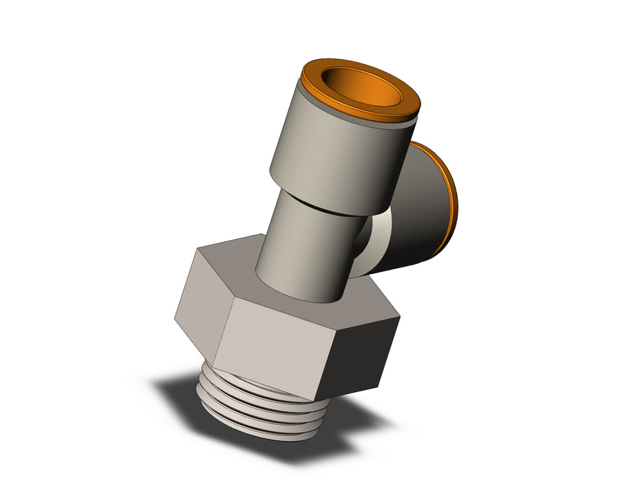 KQ2Y13-37NP FITTING, MALE RUN TEE