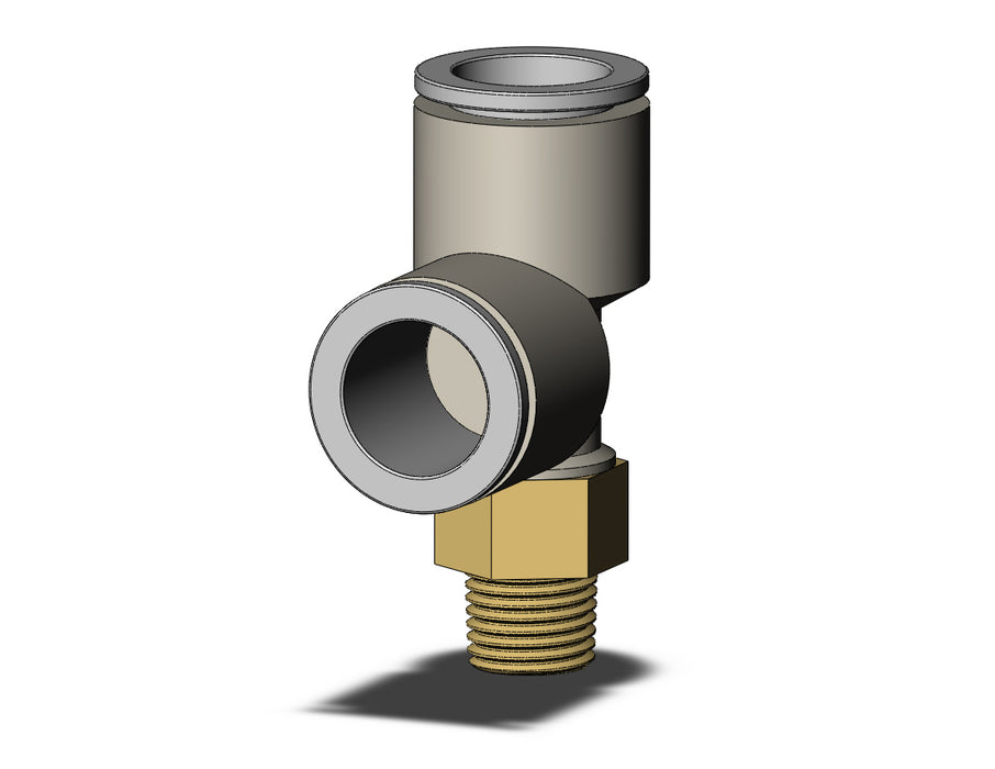 KQ2Y16-02AS FITTING, MALE RUN TEE