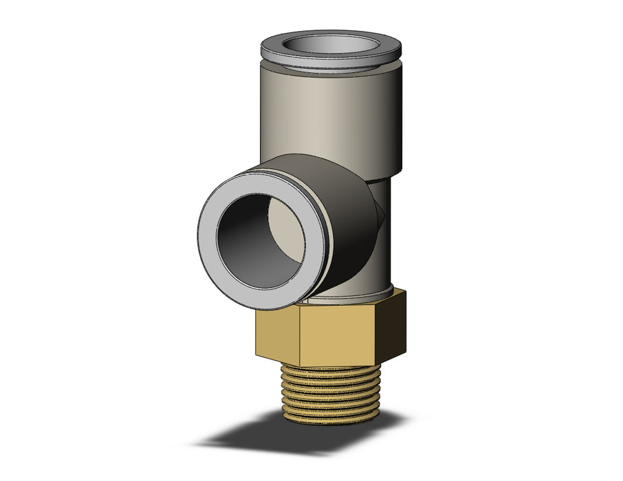 KQ2Y16-03AS FITTING, MALE RUN TEE
