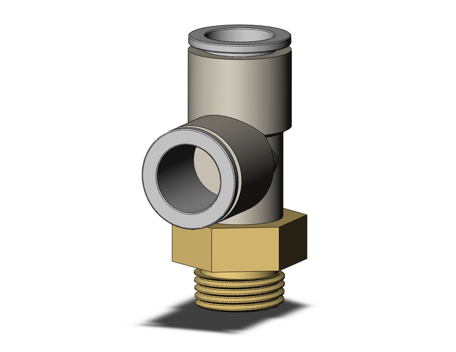 KQ2Y16-04AP FITTING, MALE RUN TEE
