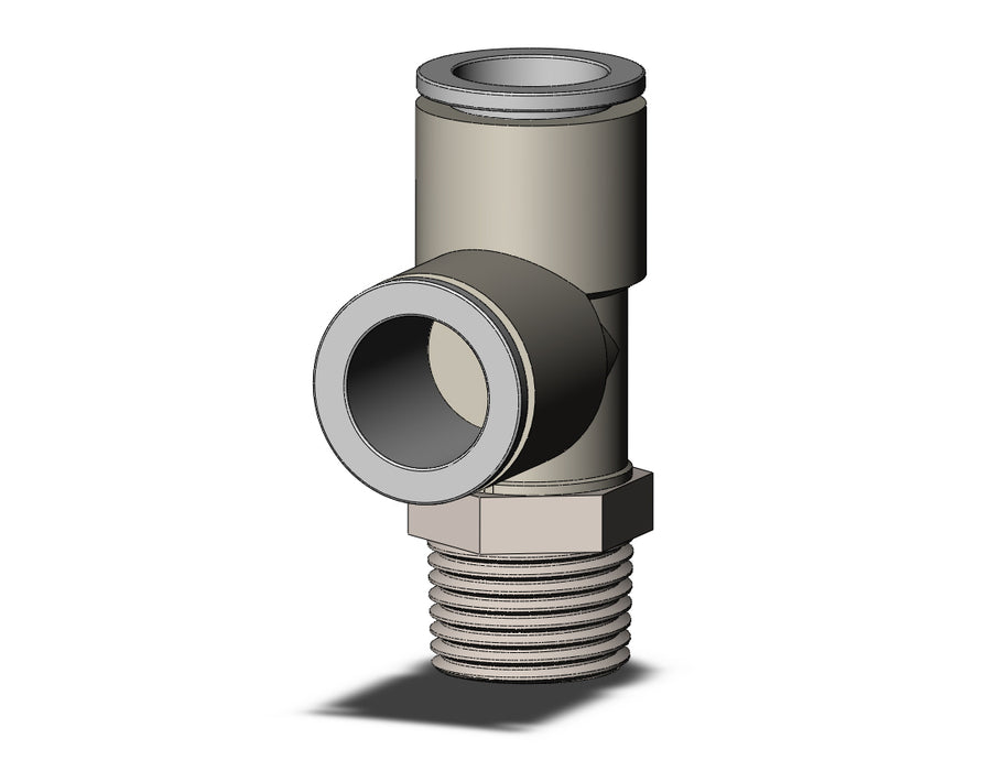 KQ2Y16-04NS FITTING, MALE RUN TEE