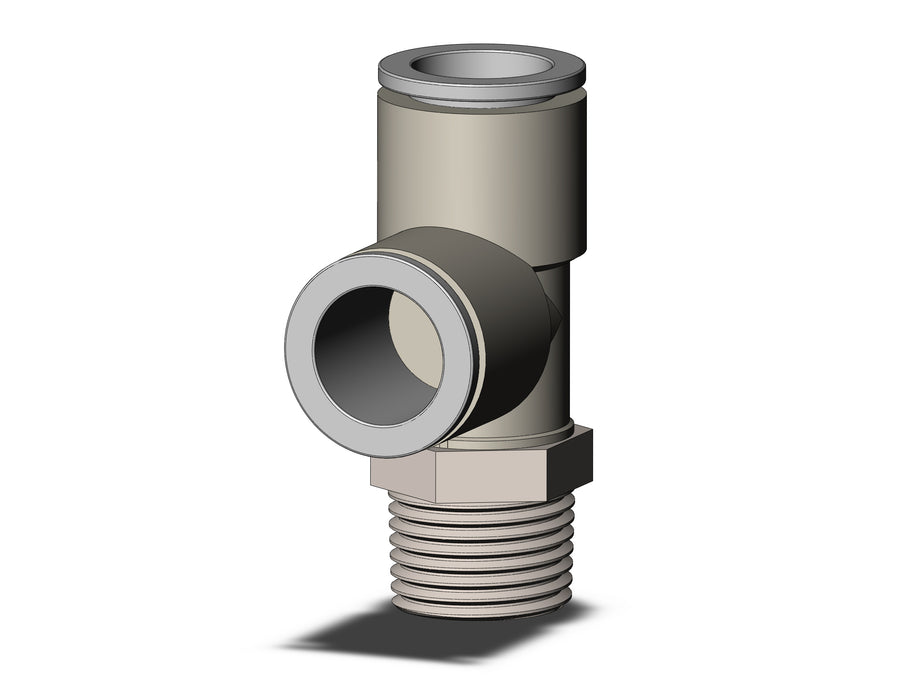 KQ2Y16-04N FITTING, MALE RUN TEE