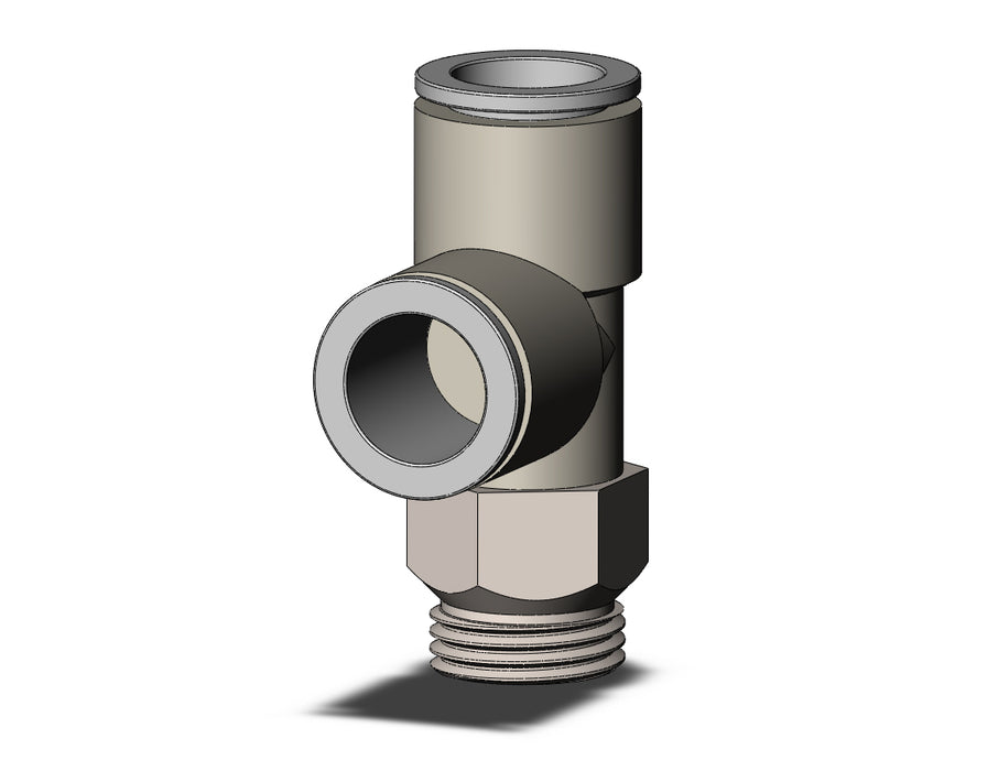 KQ2Y16-U04N FITTING, MALE RUN TEE