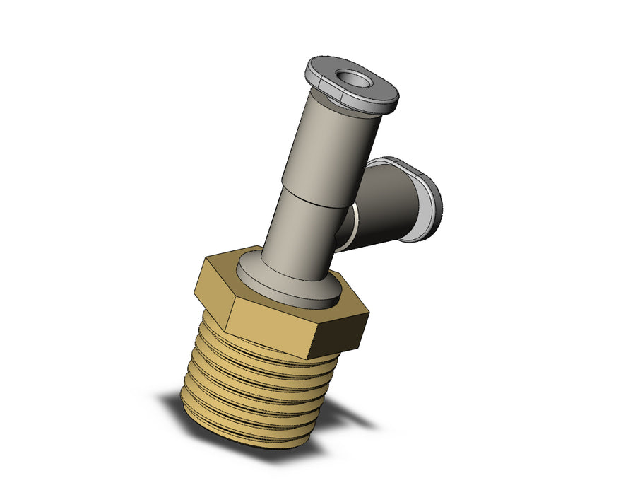 KQ2Y23-02AS1 FITTING, MALE RUN TEE