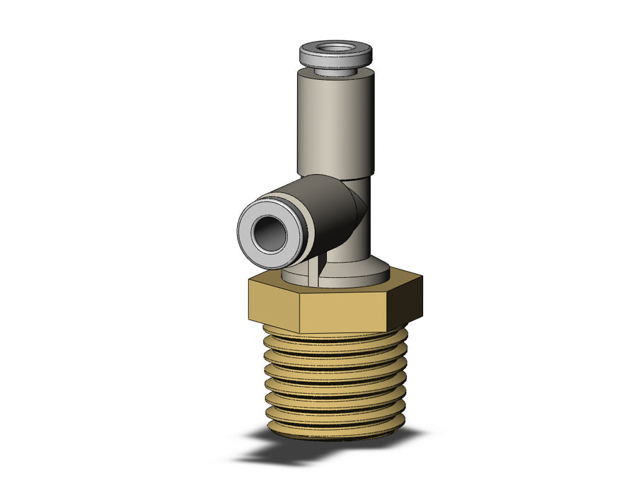 KQ2Y23-02AS FITTING, MALE RUN TEE