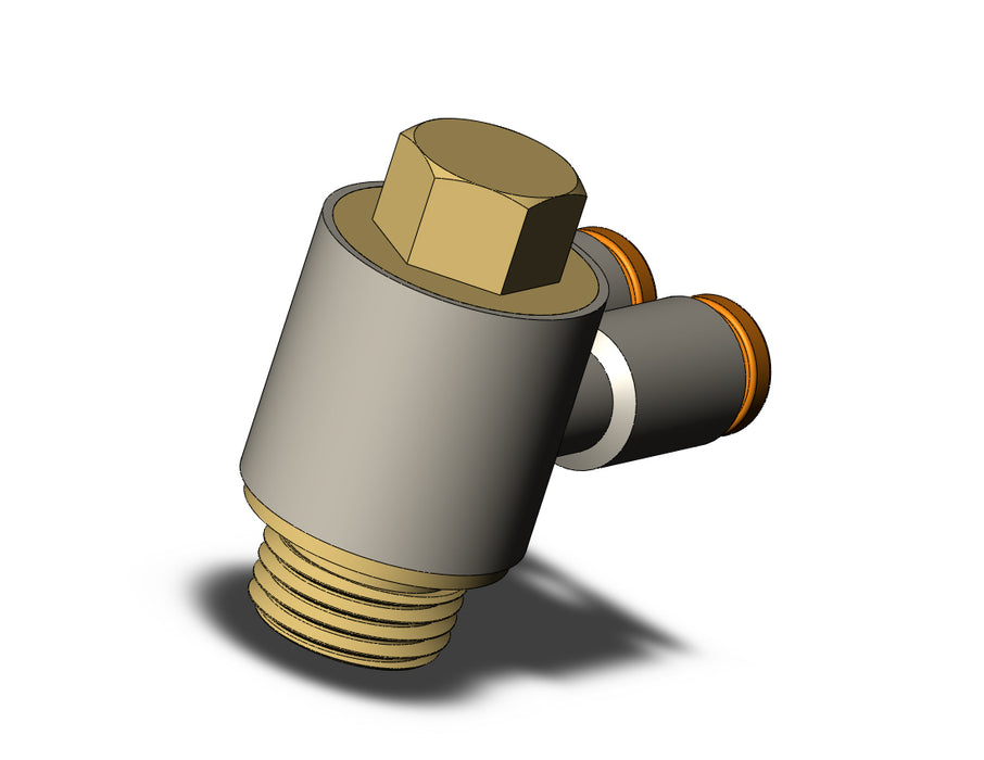 KQ2Z01-34AP FITTING, BR UNI MALE ELBOW