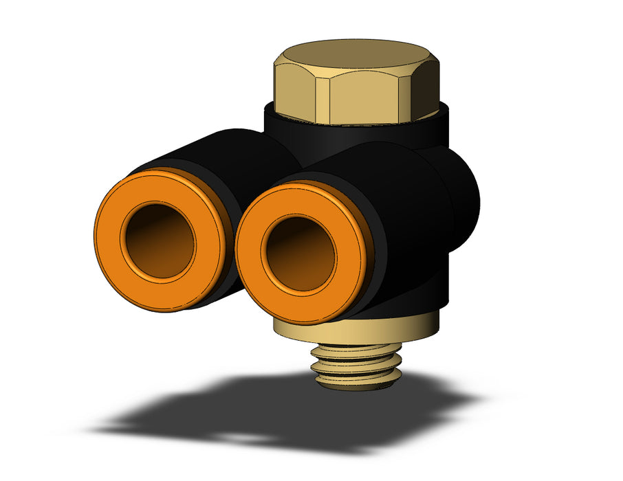 KQ2Z03-32A-X35 FITTING, BR UNI MALE ELBOW