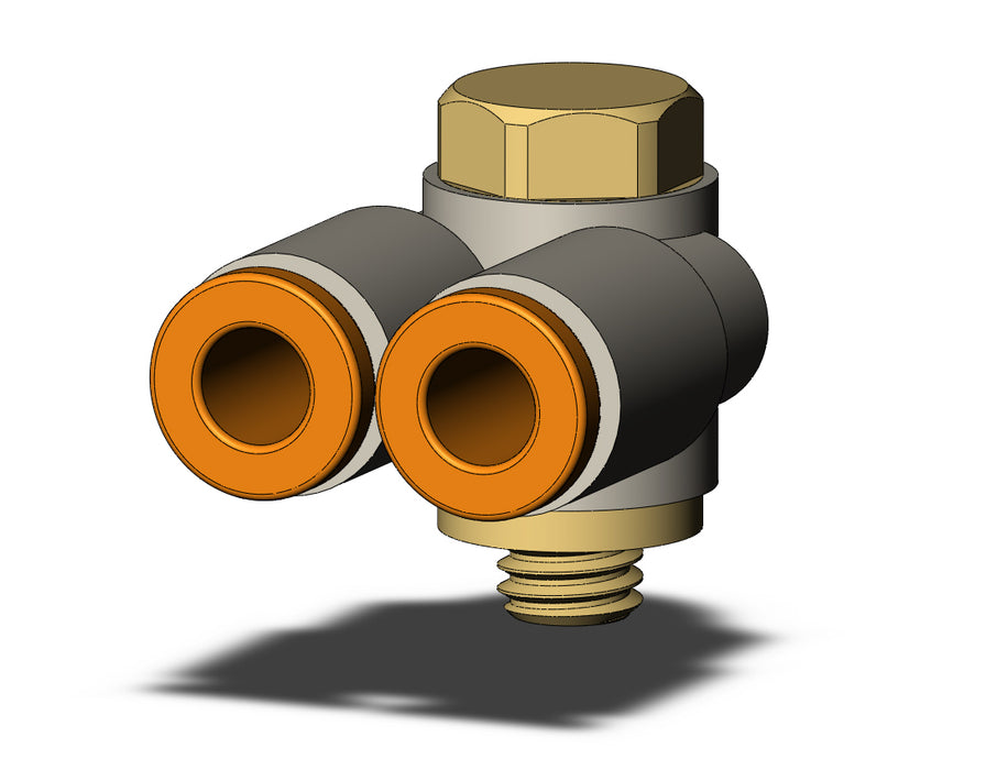 KQ2Z03-32A FITTING, BR UNI MALE ELBOW