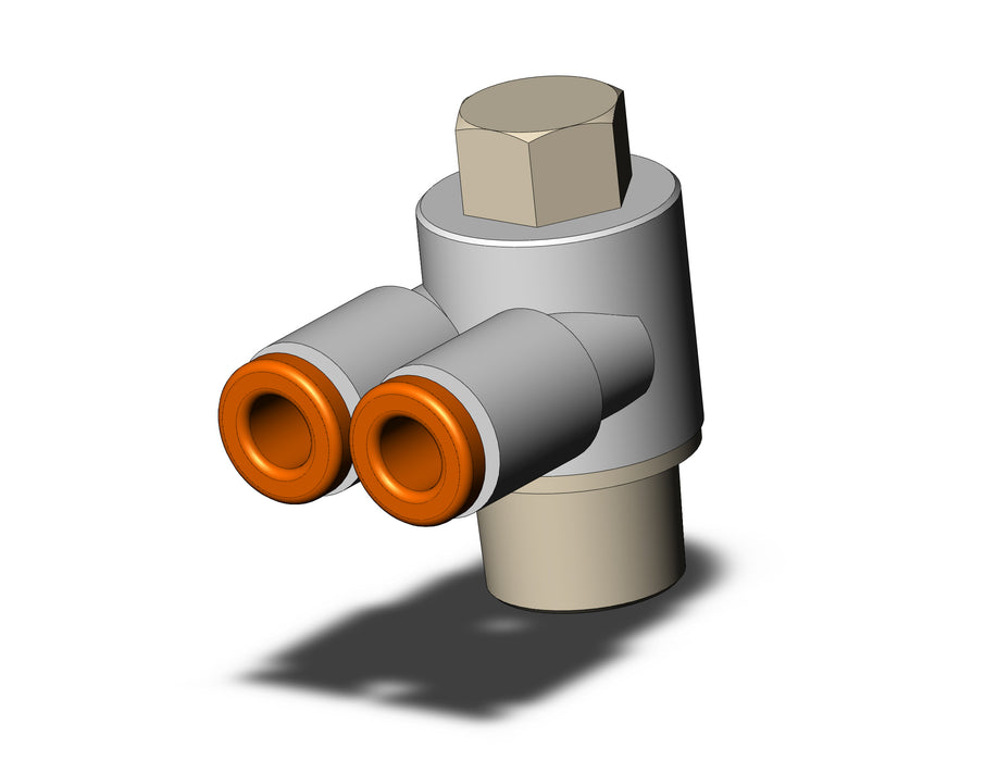 KQ2Z03-34AS FITTING, BR UNI MALE ELBOW