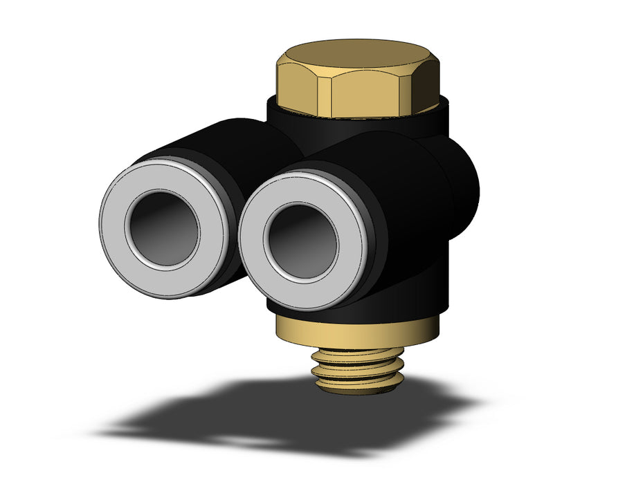 KQ2Z04-M5A-X35 FITTING, BR UNI MALE ELBOW