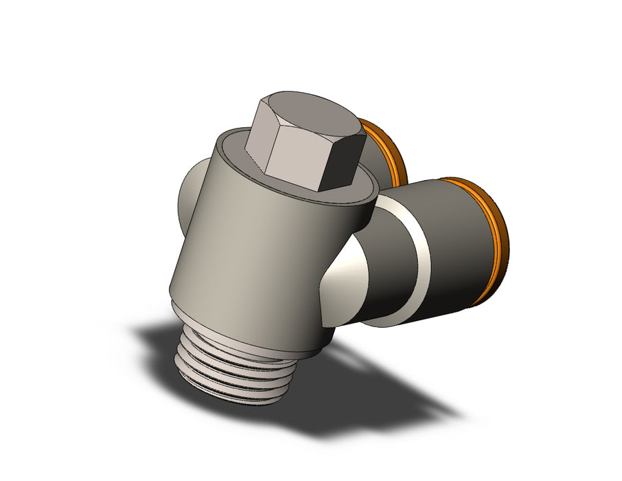 KQ2Z07-34NP FITTING, BR UNI MALE ELBOW