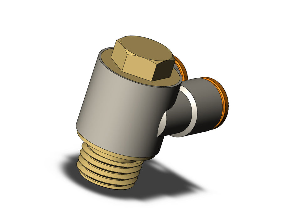 KQ2Z07-35AP FITTING, BR UNI MALE ELBOW