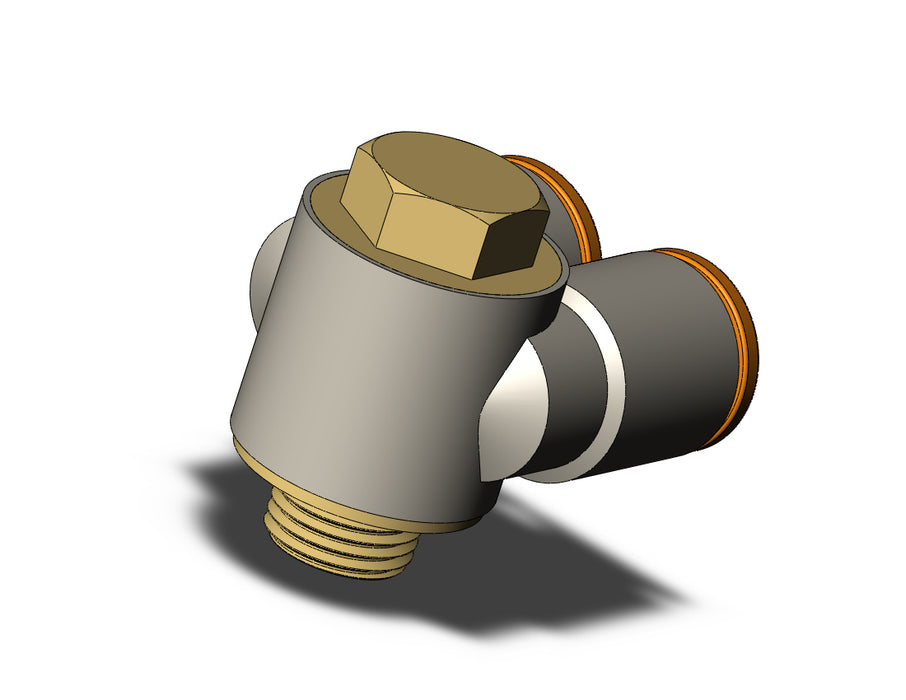KQ2Z09-34AP FITTING, BR UNI MALE ELBOW