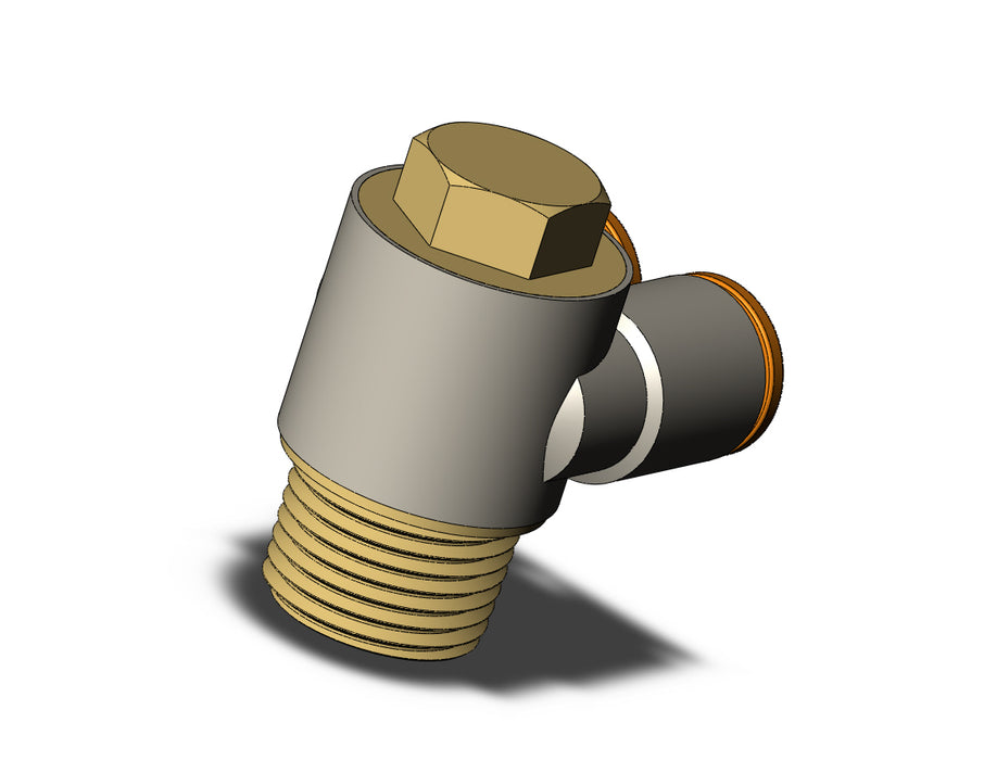 KQ2Z09-36A FITTING, BR UNI MALE ELBOW