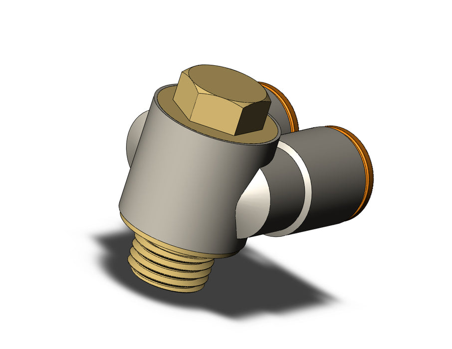 KQ2Z11-35AP FITTING, BR UNI MALE ELBOW