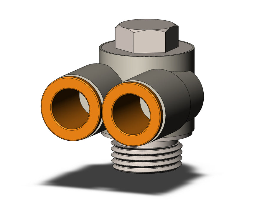 KQ2Z11-36NP FITTING, BR UNI MALE ELBOW