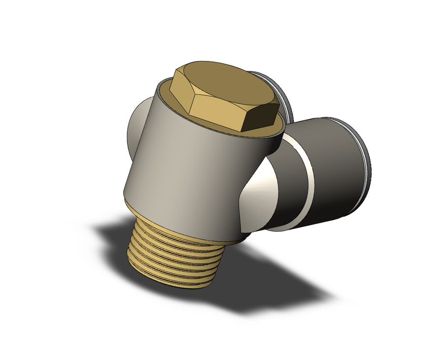 KQ2Z12-03A FITTING, BR UNI MALE ELBOW