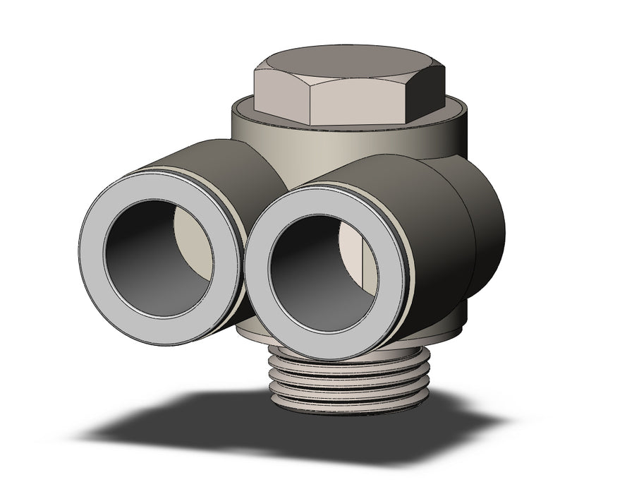 KQ2Z12-03NP FITTING, BR UNI MALE ELBOW