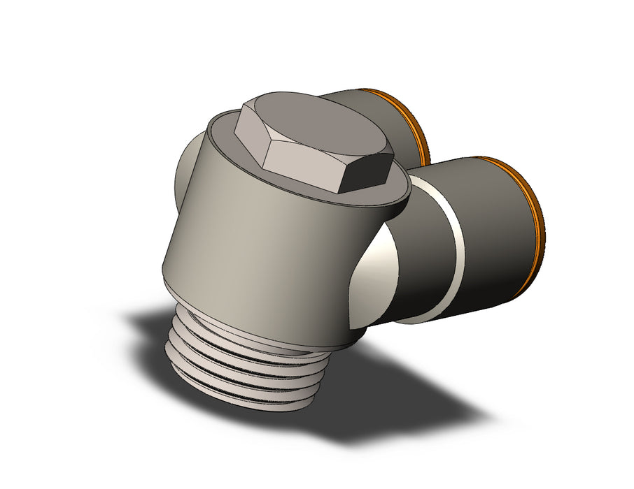 KQ2Z13-37NP FITTING, BR UNI MALE ELBOW