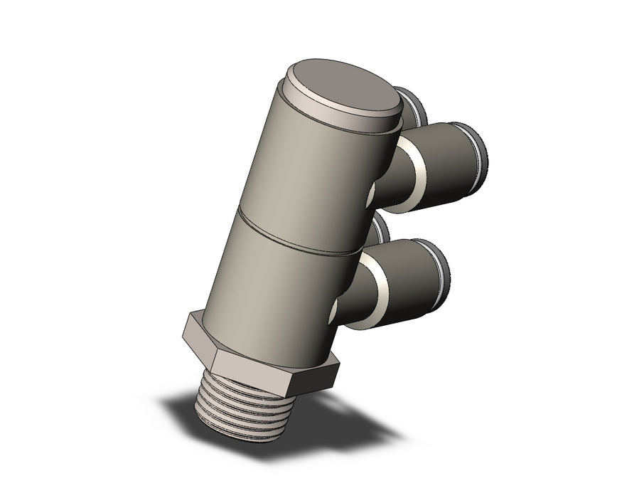 KQ2ZD04-01N FITTING, DBLE BR UNI MALE ELBOW