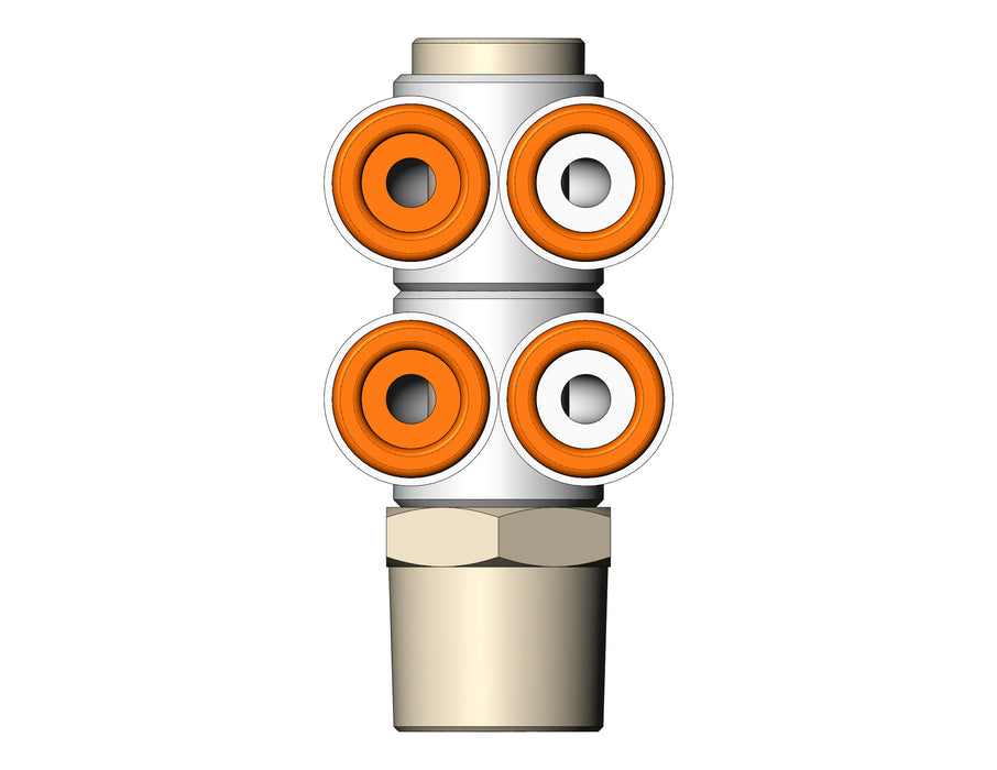KQ2ZD07-35AS FITTING, DBLE BR UNI MALE ELBOW