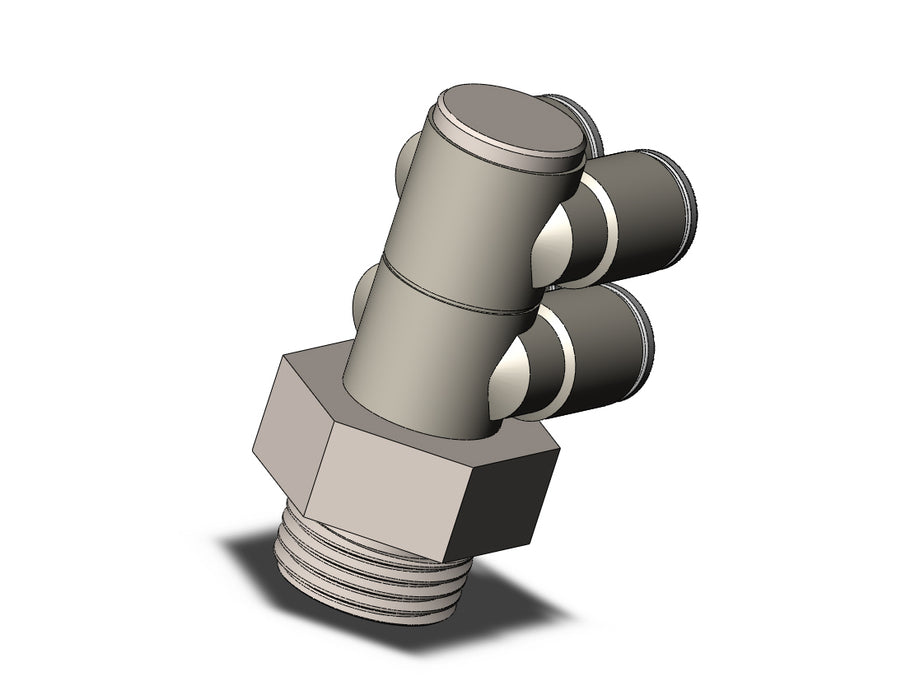 KQ2ZD08-04NP FITTING, DBLE BR UNI MALE ELBOW