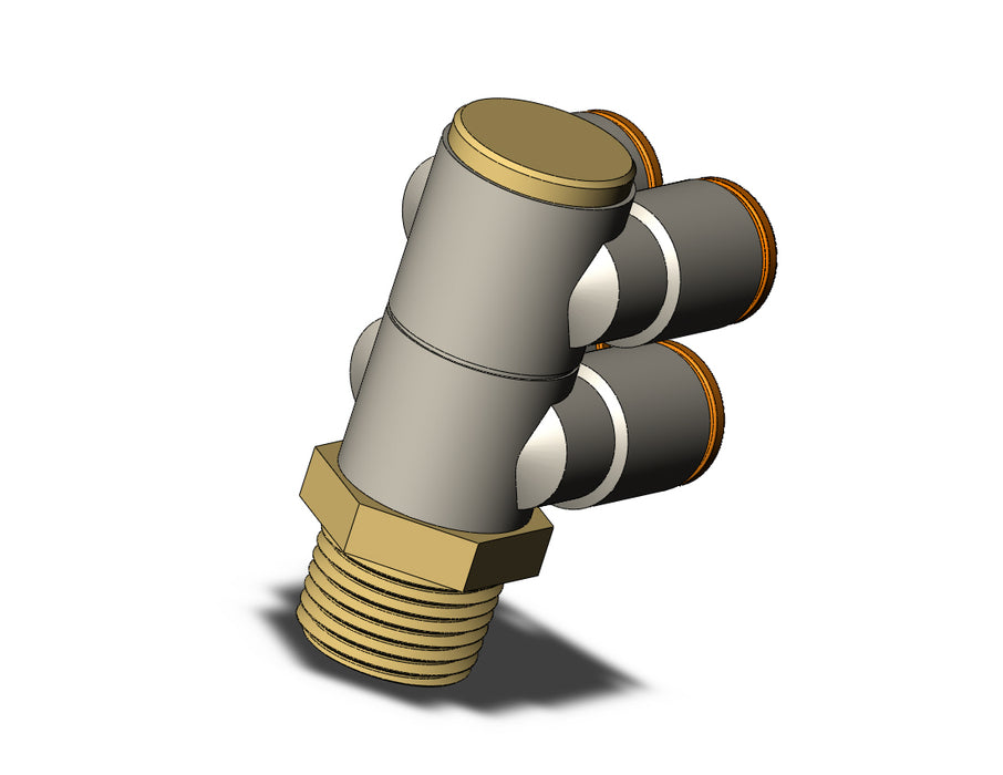 KQ2ZD09-36A FITTING, DBLE BR UNI MALE ELBOW