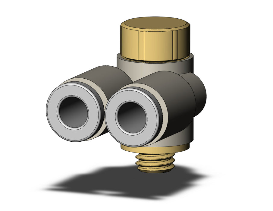 KQ2ZF04-M5A FITTING, BR UNI FEMALE ELBOW