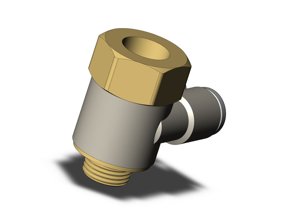 KQ2ZF06-01AP FITTING, BR UNI FEMALE ELBOW
