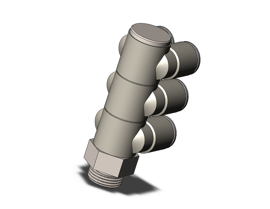 KQ2ZT10-03NP FITTING, TPLE BR UNI MALE ELBOW