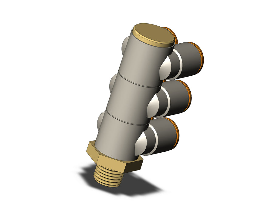 KQ2ZT11-35A FITTING, TPLE BR UNI MALE ELBOW