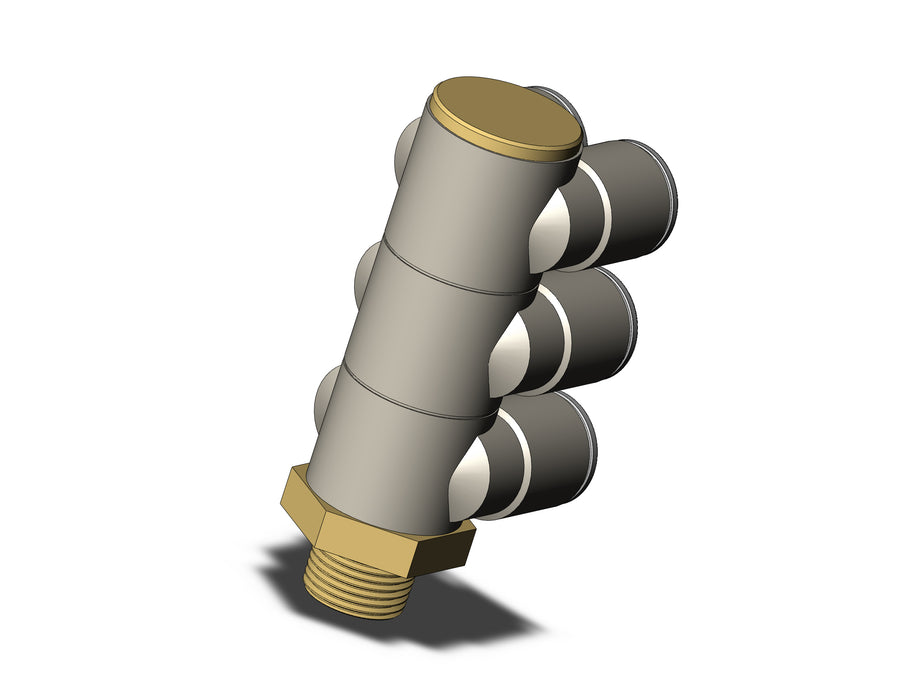 KQ2ZT12-03A FITTING, TPLE BR UNI MALE ELBOW