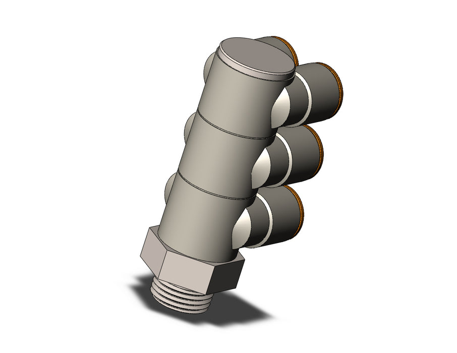 KQ2ZT13-37NP FITTING, TPLE BR UNI MALE ELBOW