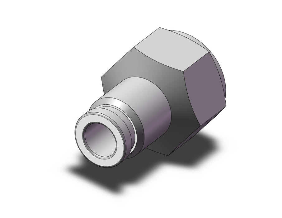 KQB2F06-G01 Fitting, Nickel Plated Brass