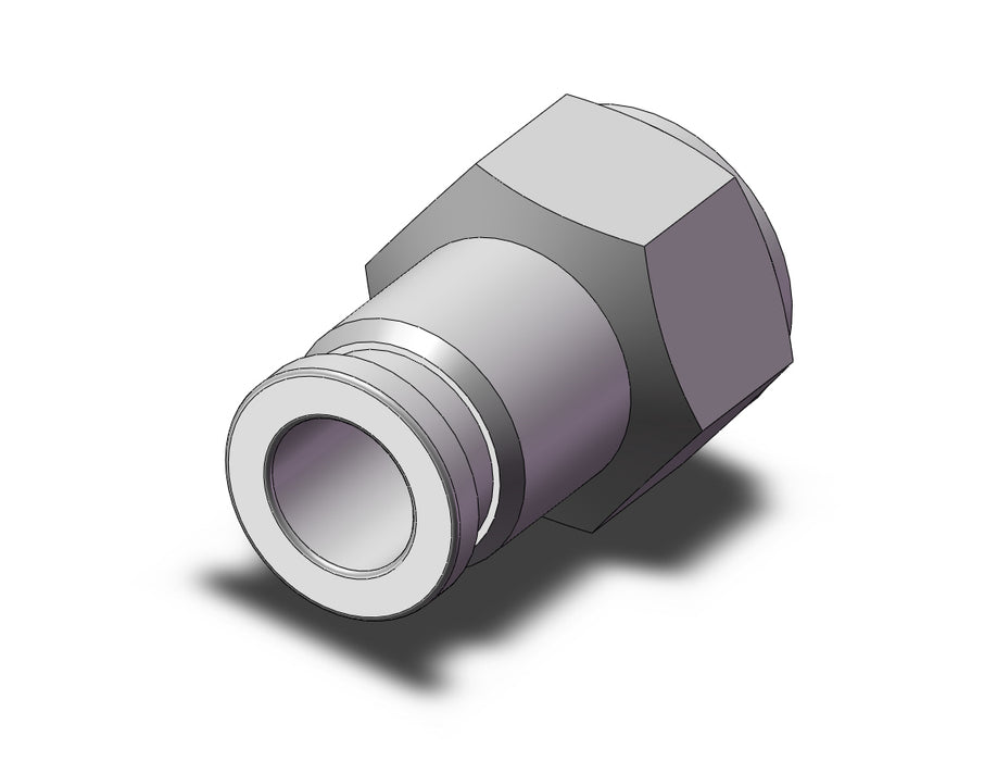 KQB2F08-G01 Fitting, Nickel Plated Brass