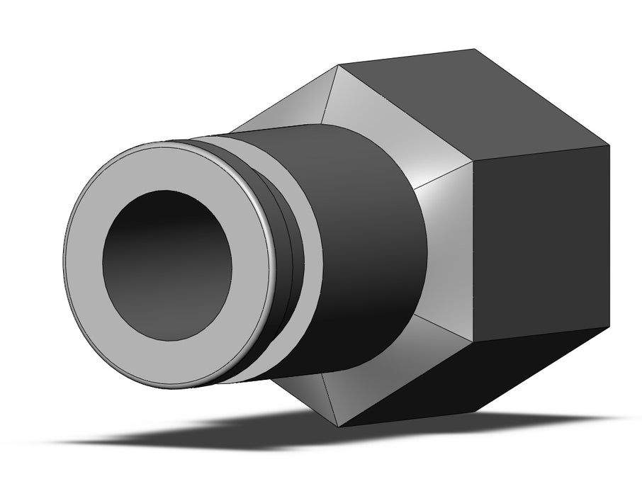 KQB2F09-N02 Fitting, Nickel Plated Brass