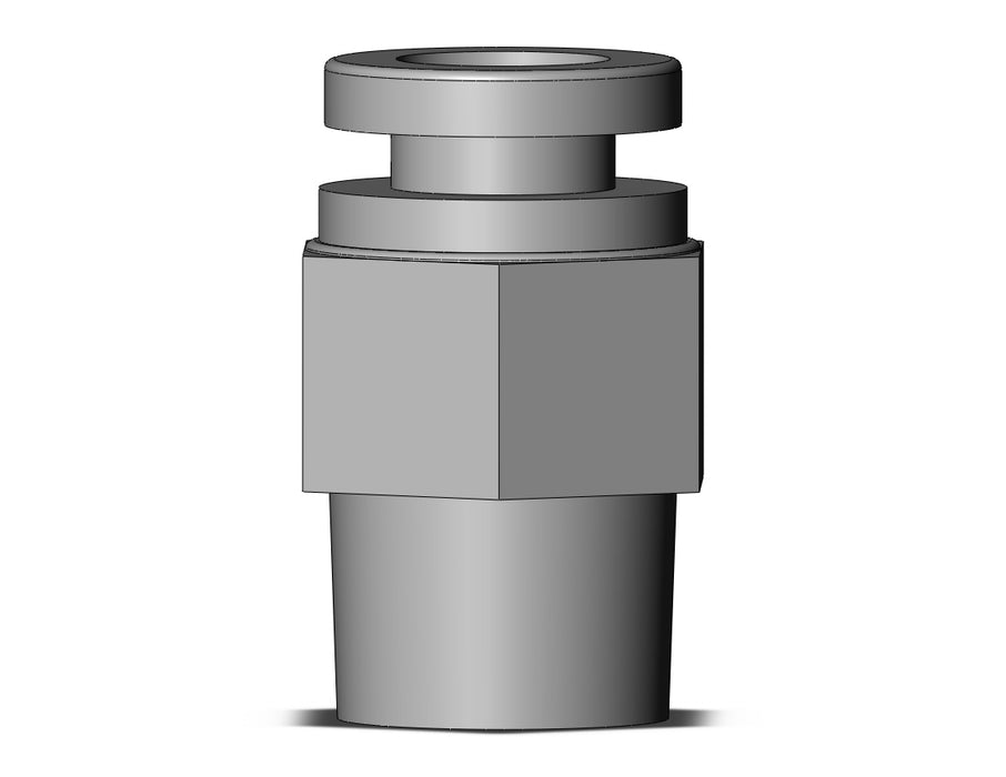 KQB2H07-N01S Fitting, Nickel Plated Brass