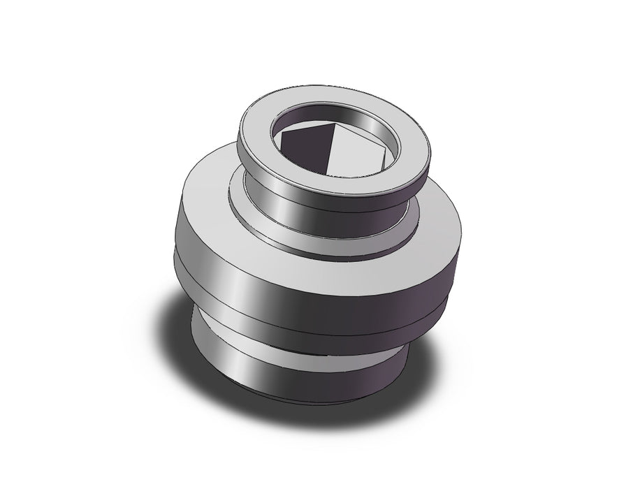 KQB2S12-G04 Fitting, Nickel Plated Brass